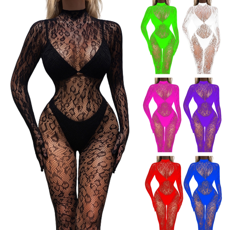 Fishnet Stocking Women - Women Translucence Nightgown Lingerie Fishnet Stockings