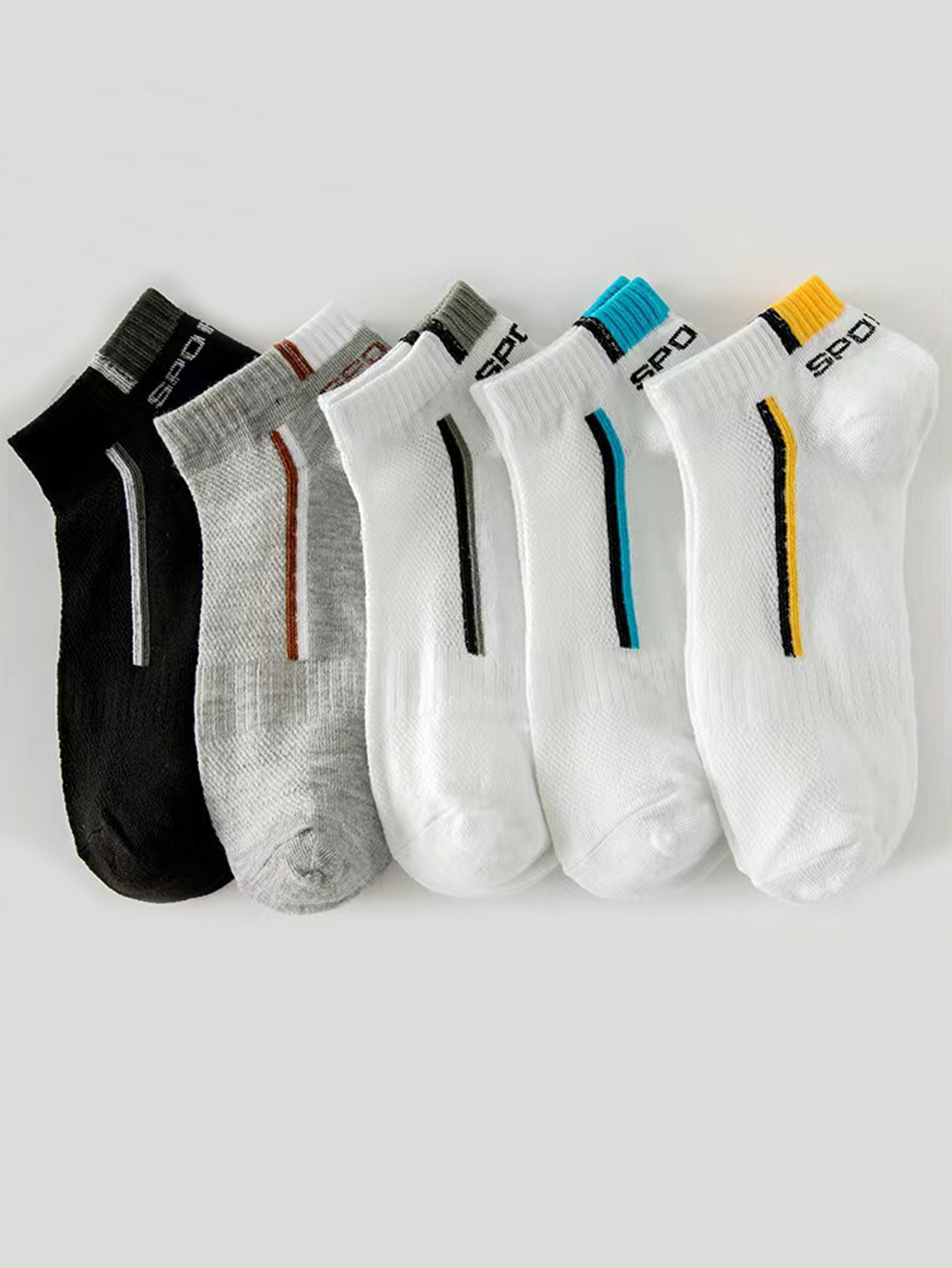 30pairs Men's Fashion Cotton B - Ankle Sock Low Cut avaliação e preço