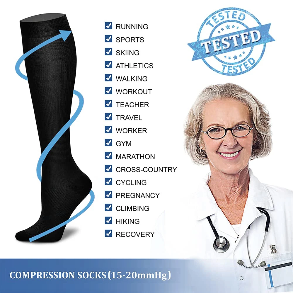1Pair Women&Men Compression So - Compression Sock Medical avaliação e preço