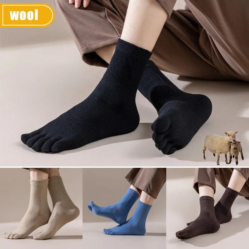 Mans Wool Five Finger Socks Sh - Thermal Sock Winter avaliação e preço