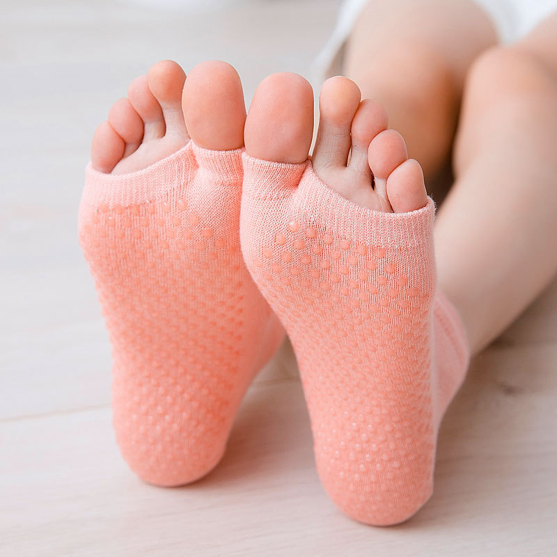 Non-Slip Split-Toe Yoga Socks  - Grip Sock Yoga avaliação e preço