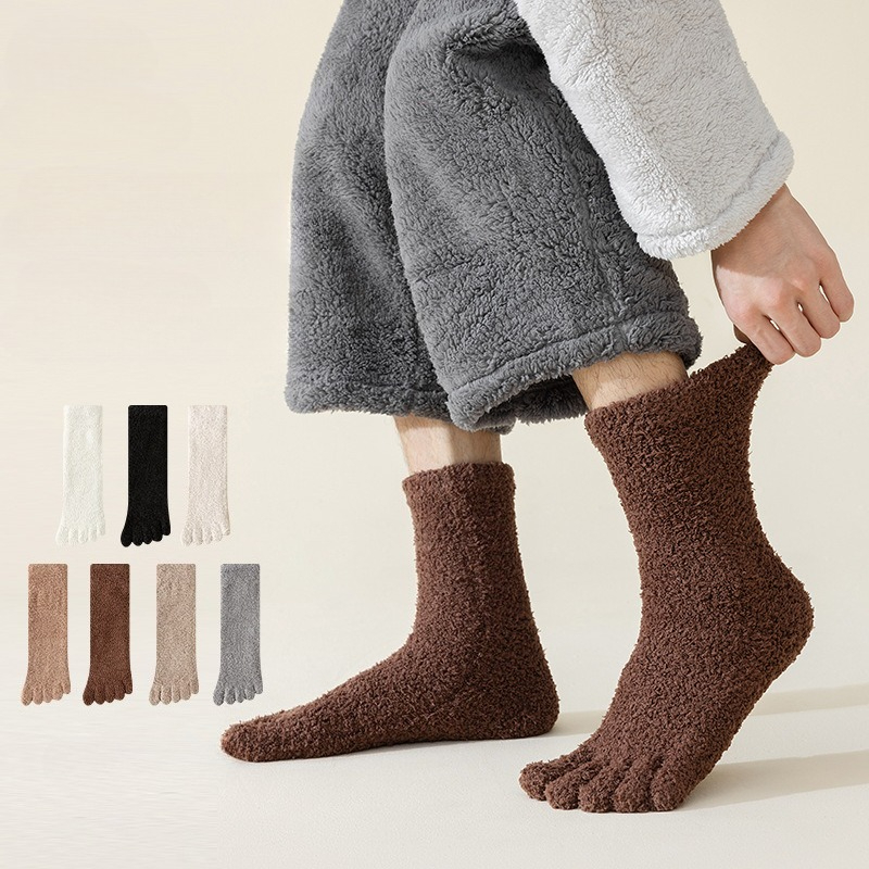 1 Pairs Men's Thermal Toe Sock - Thermal Sock Winter avaliação e preço