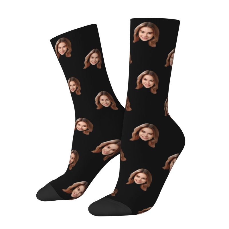 Personalized Custom Face Photo - Dress Sock Men avaliação e preço