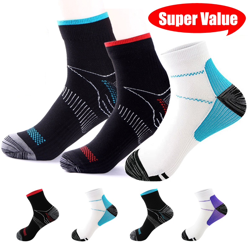 1Pairs Plantar Fasciitis Socks - Ankle Brace Sock avaliação e preço