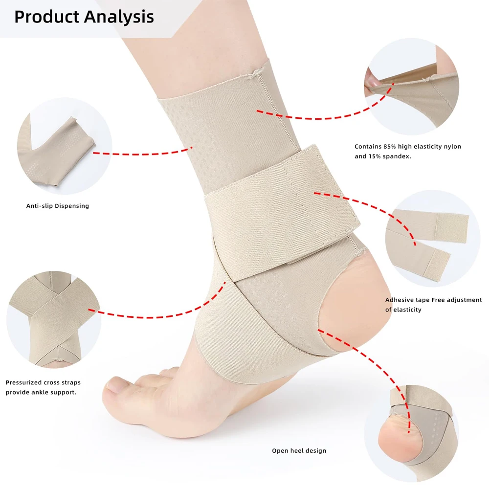1Pcs Compression Ankle Brace S - Ankle Brace Sock avaliação e preço