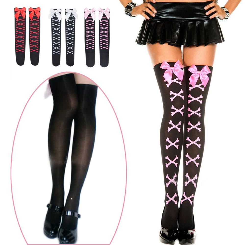 Hold-Ups Bowknot Tops Fever Fa - Fishnet Stocking Women avaliação e preço