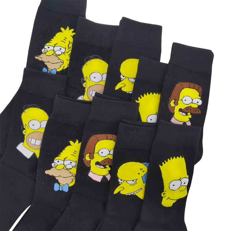 10 Pairs/Pack Funny Men Woman  - Cotton Crew Sock Pack avaliação e preço