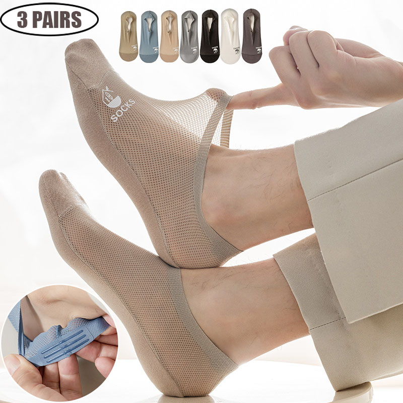 3Pairs Men's Ultra-Comfortable - No Show Sock Women avaliação e preço