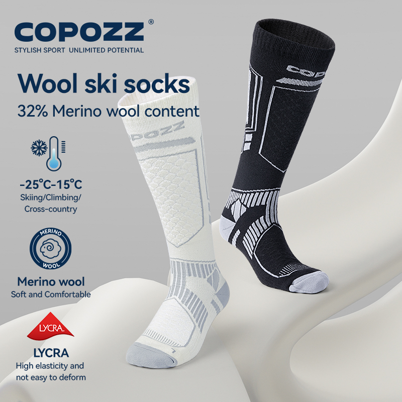 COPOZZ New Winter Ski Socks Me - Thermal Sock Winter avaliação e preço