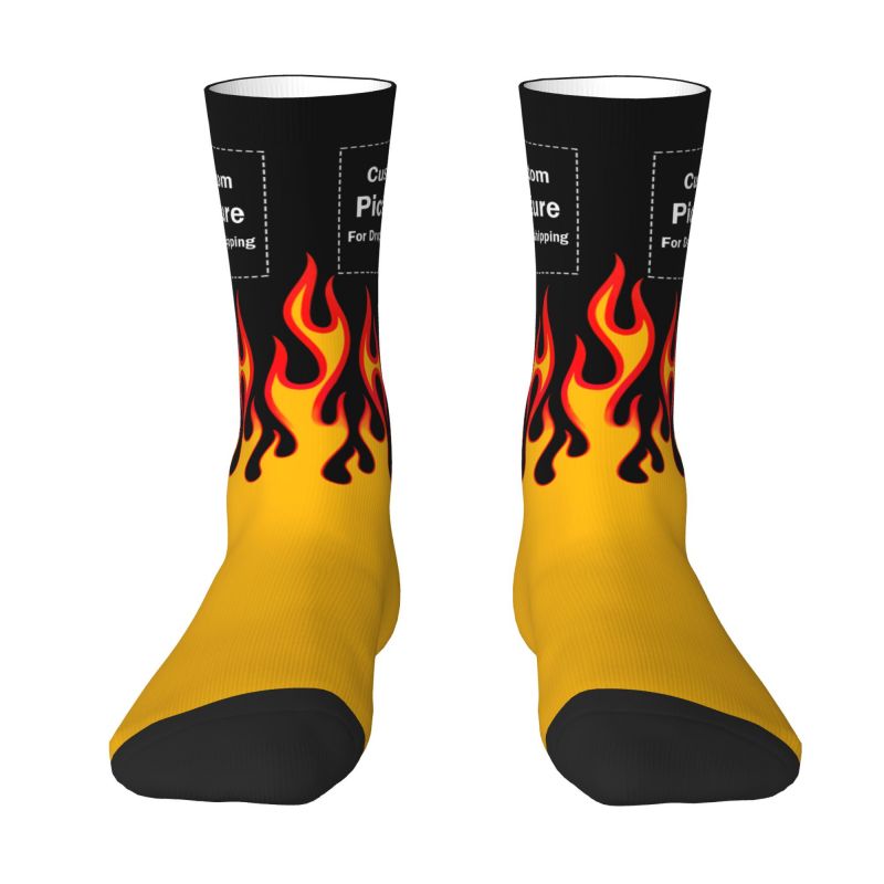 Personalized Custom Photo Logo - Dress Sock Men avaliação e preço