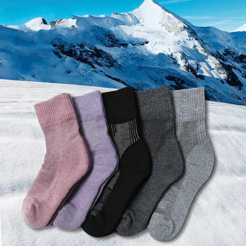 1 Pair Merino Wool Sock Winter - Wool Hiking Sock avaliação e preço