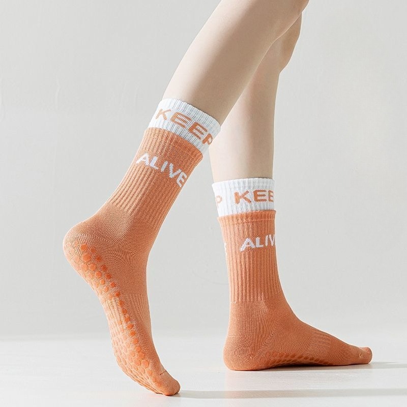Women's Non-Slip Yoga Socks wi - Grip Sock Yoga avaliação e preço