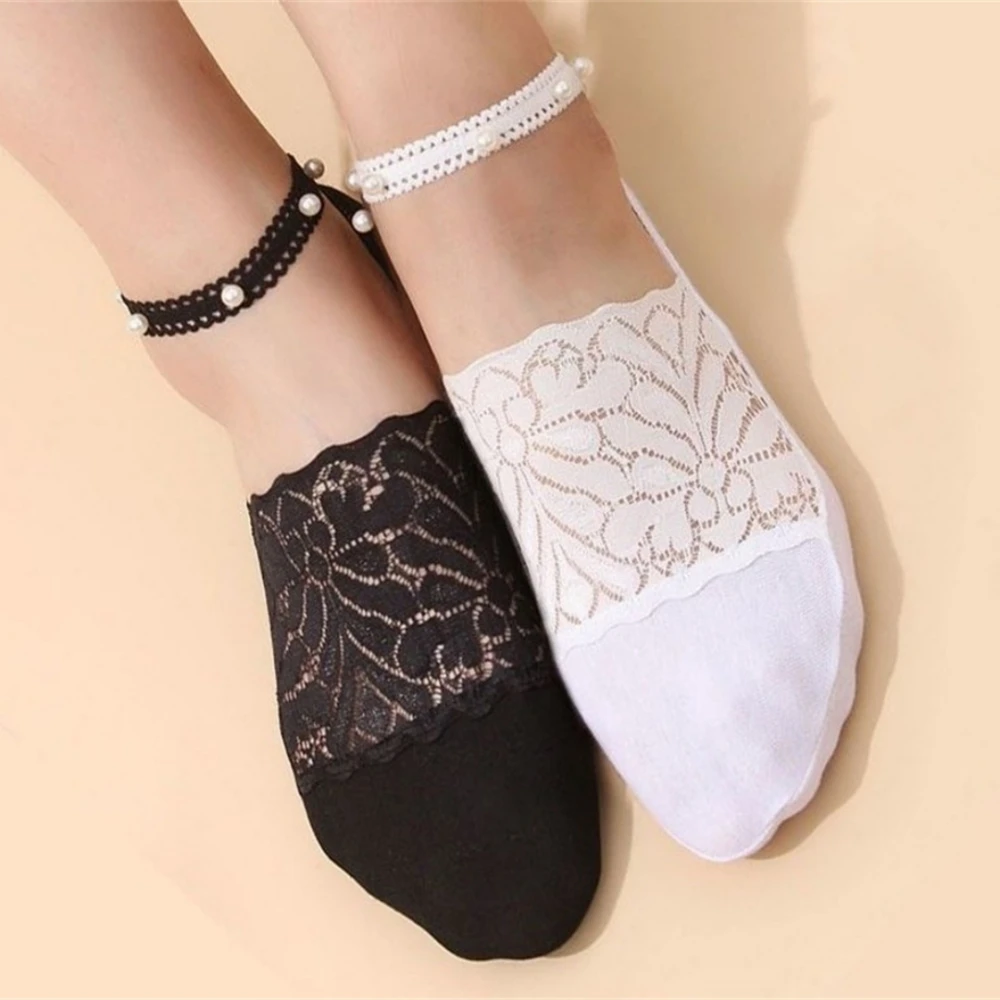 Women's Invisible Socks Low Li - Invisibility Sock Loafer avaliação e preço
