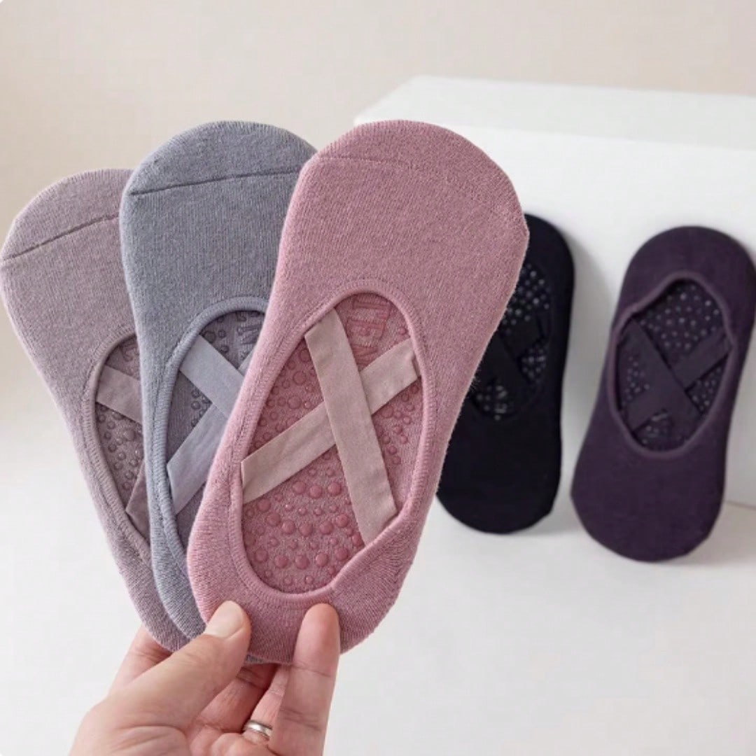 Anti-slip silicone sole yoga s - Grip Sock Yoga avaliação e preço
