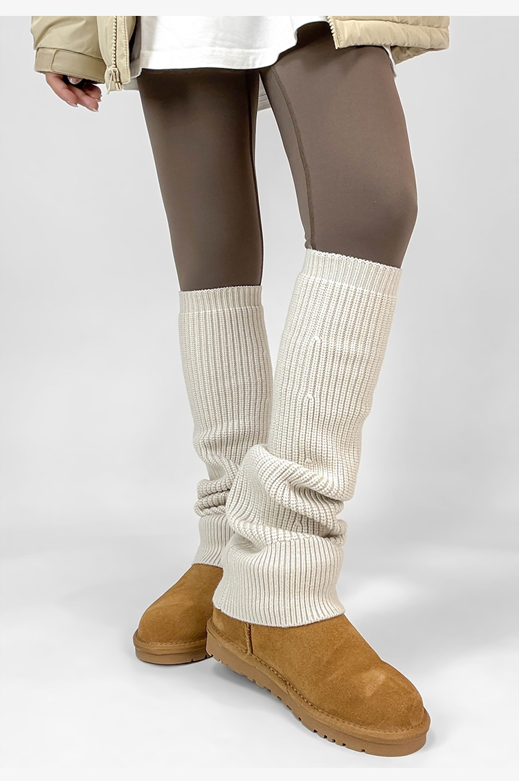New Women's Leg Warmers Knitte - Boot Sock Slouchy avaliação e preço
