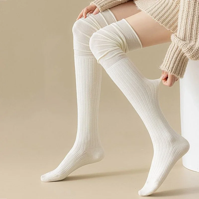 1-10Pairs Women’s Over-the-Kne - Boot Sock Slouchy avaliação e preço