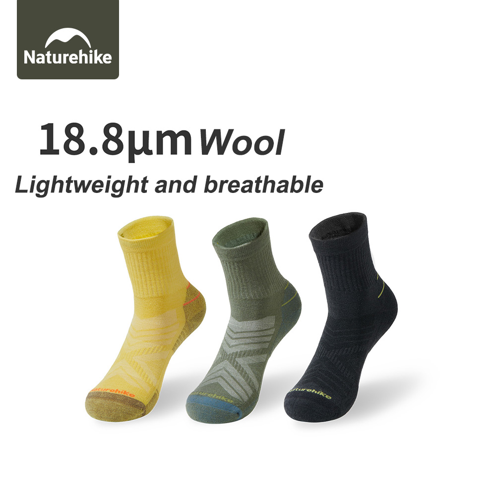 Naturehike Sport Socks Man Soc - Wool Hiking Sock avaliação e preço