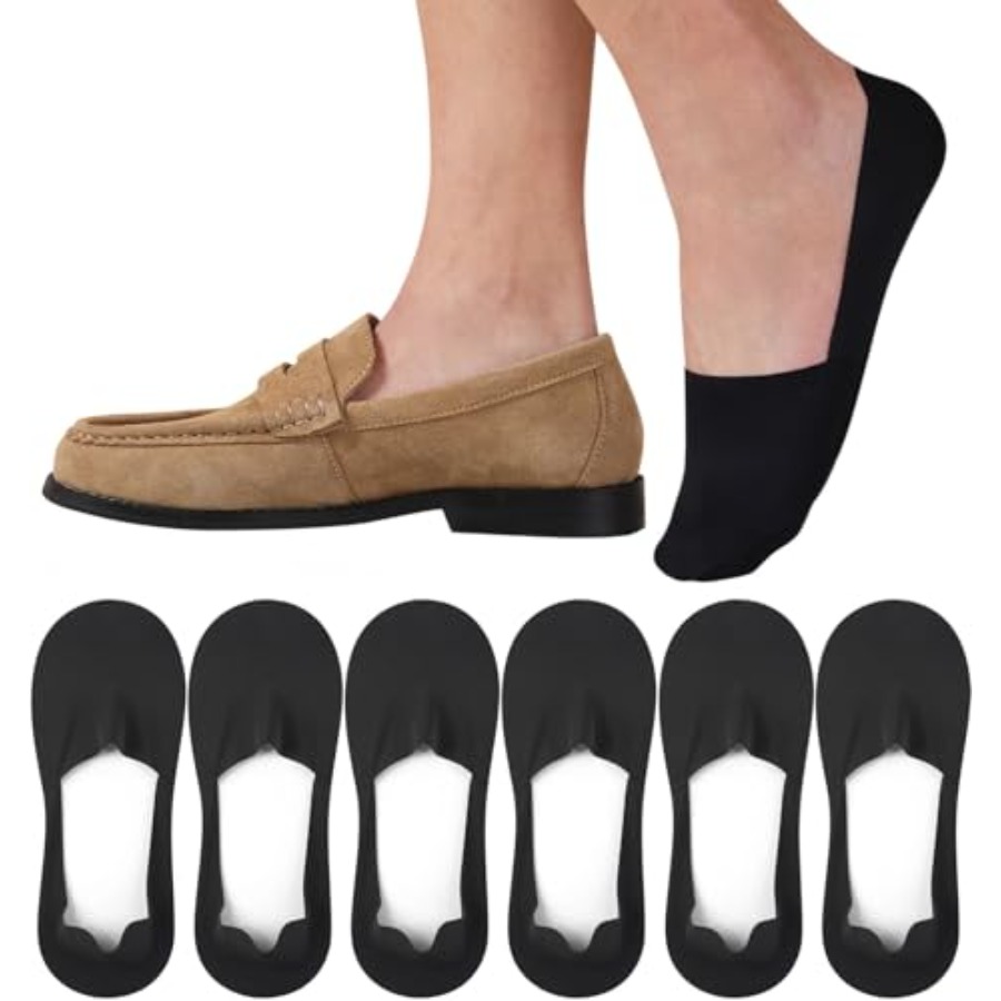 No Show Socks Men Nylon Non Sl - Invisibility Sock Loafer avaliação e preço