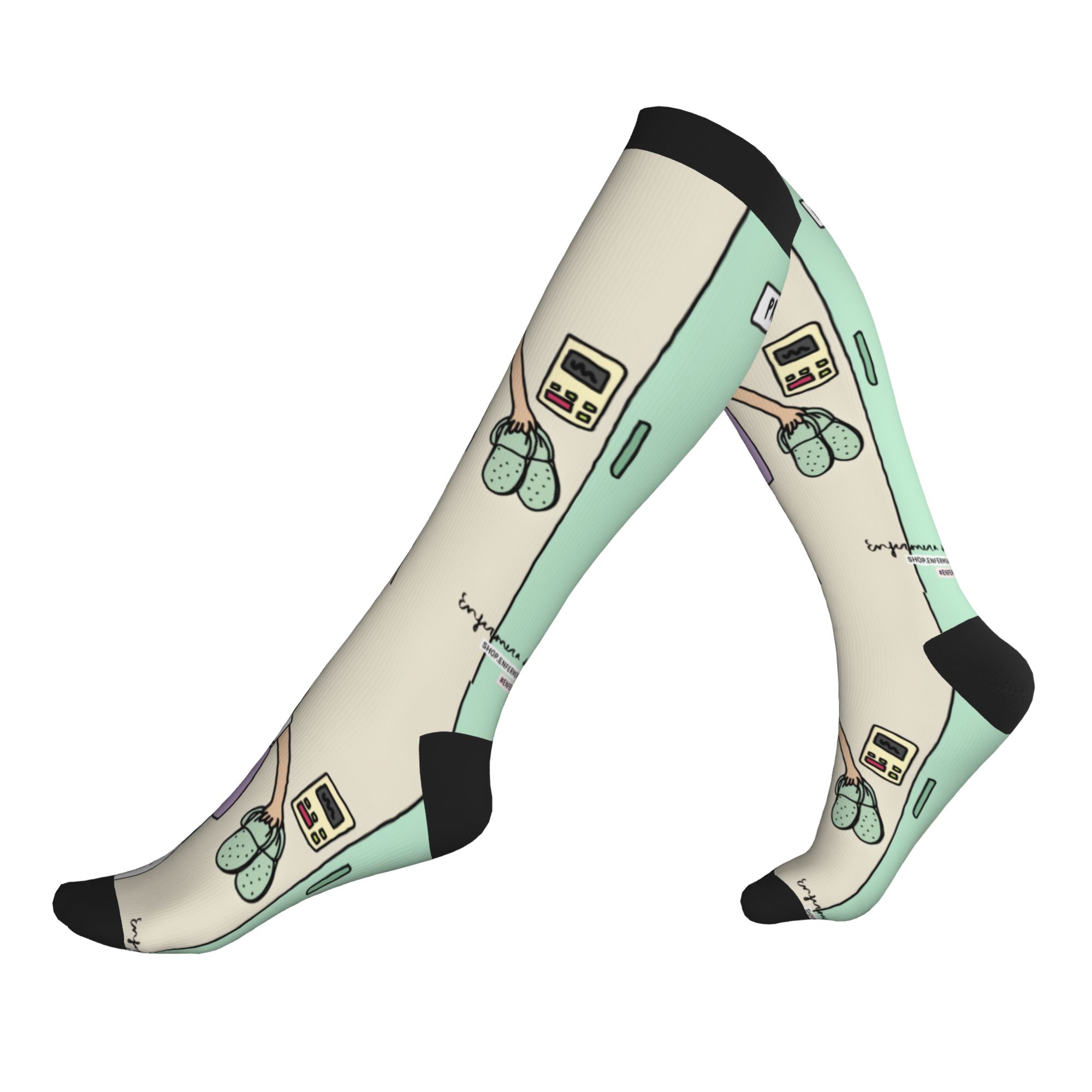 Enfermera En Apuros Doctor Nur - Compression Sock Medical avaliação e preço