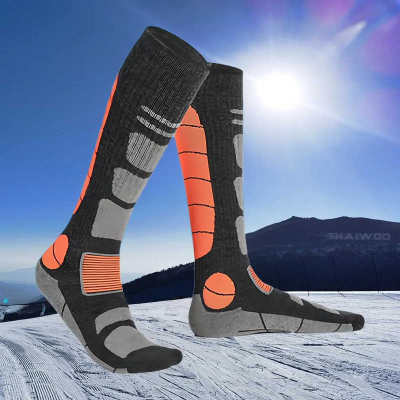 1 Pair Merino Wool Ski Socks M - Thermal Sock Winter avaliação e preço
