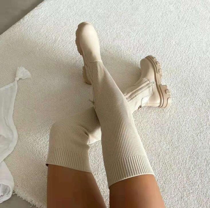 Women's Over The Knee Boots St - Knee High Sock Women avaliação e preço