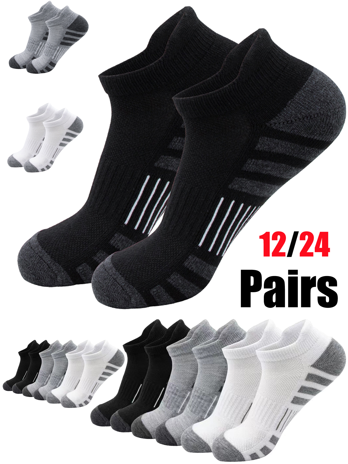 Unisex Low-Cut StepTab Ankle S - Athletic Sock Cushion avaliação e preço