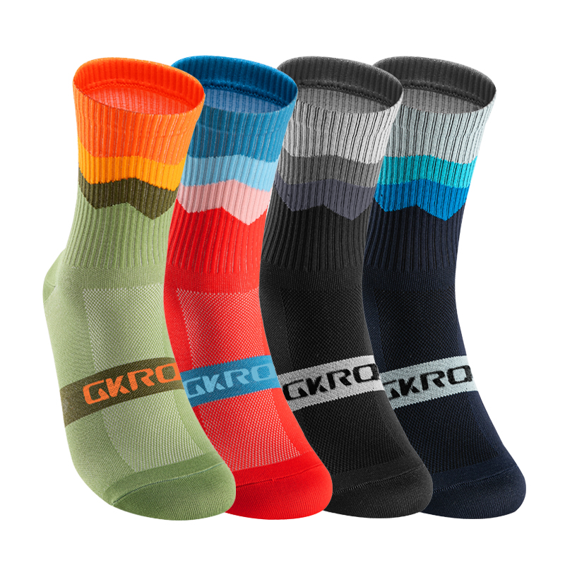 GKRQ 4 Pairs Bike Socks Men Nu - Compression Sock Medical avaliação e preço