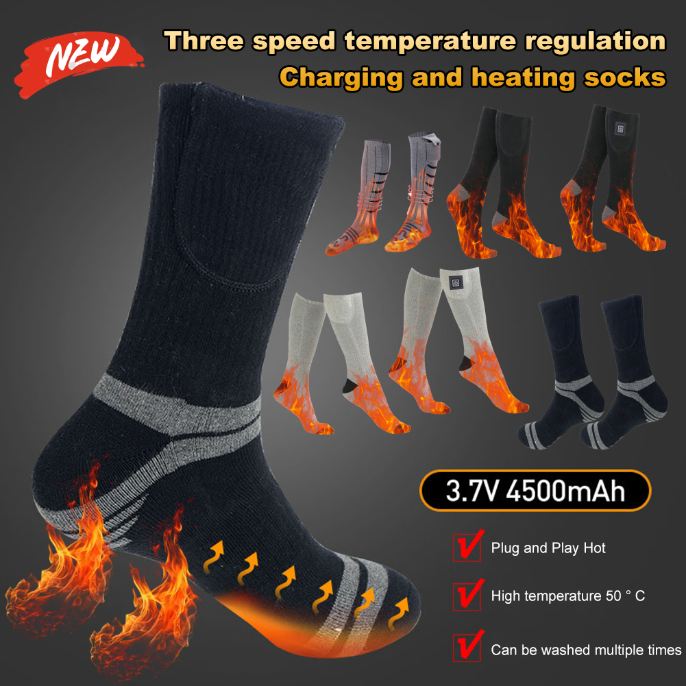 Winter Electric Heated Socks U - Thermal Sock Winter avaliação e preço
