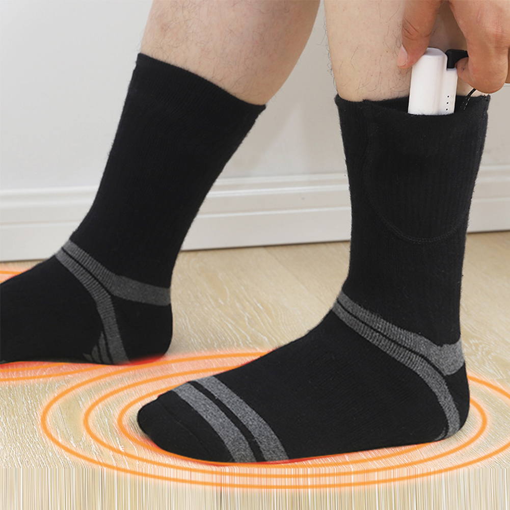 Winter Electric Heated Socks U - Thermal Sock Winter avaliação e preço