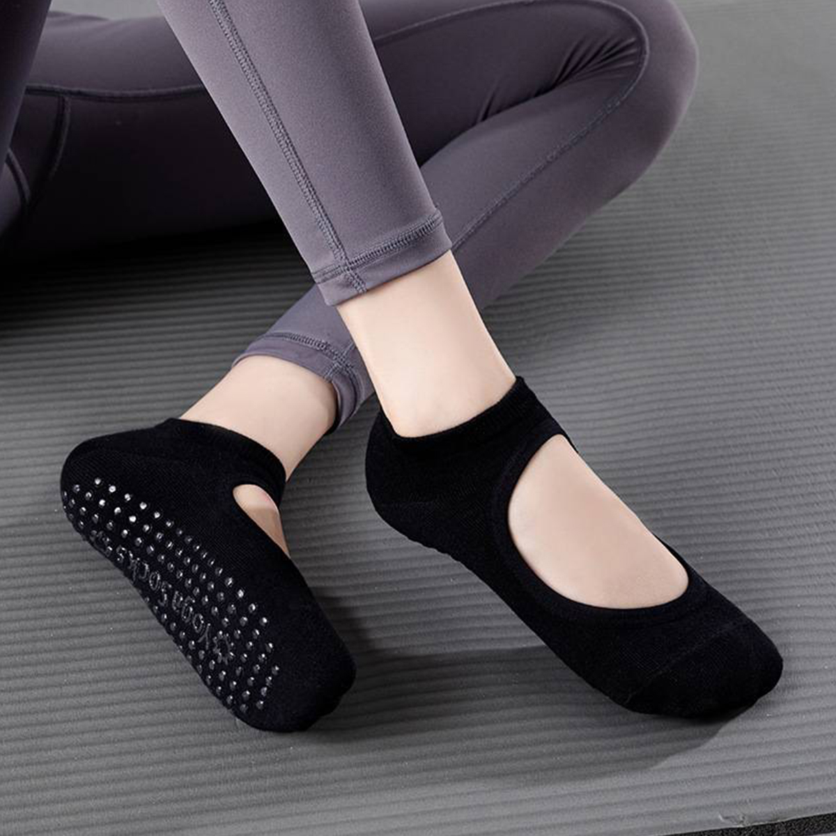 Non-Slip Yoga Socks for Women  - Grip Sock Yoga avaliação e preço