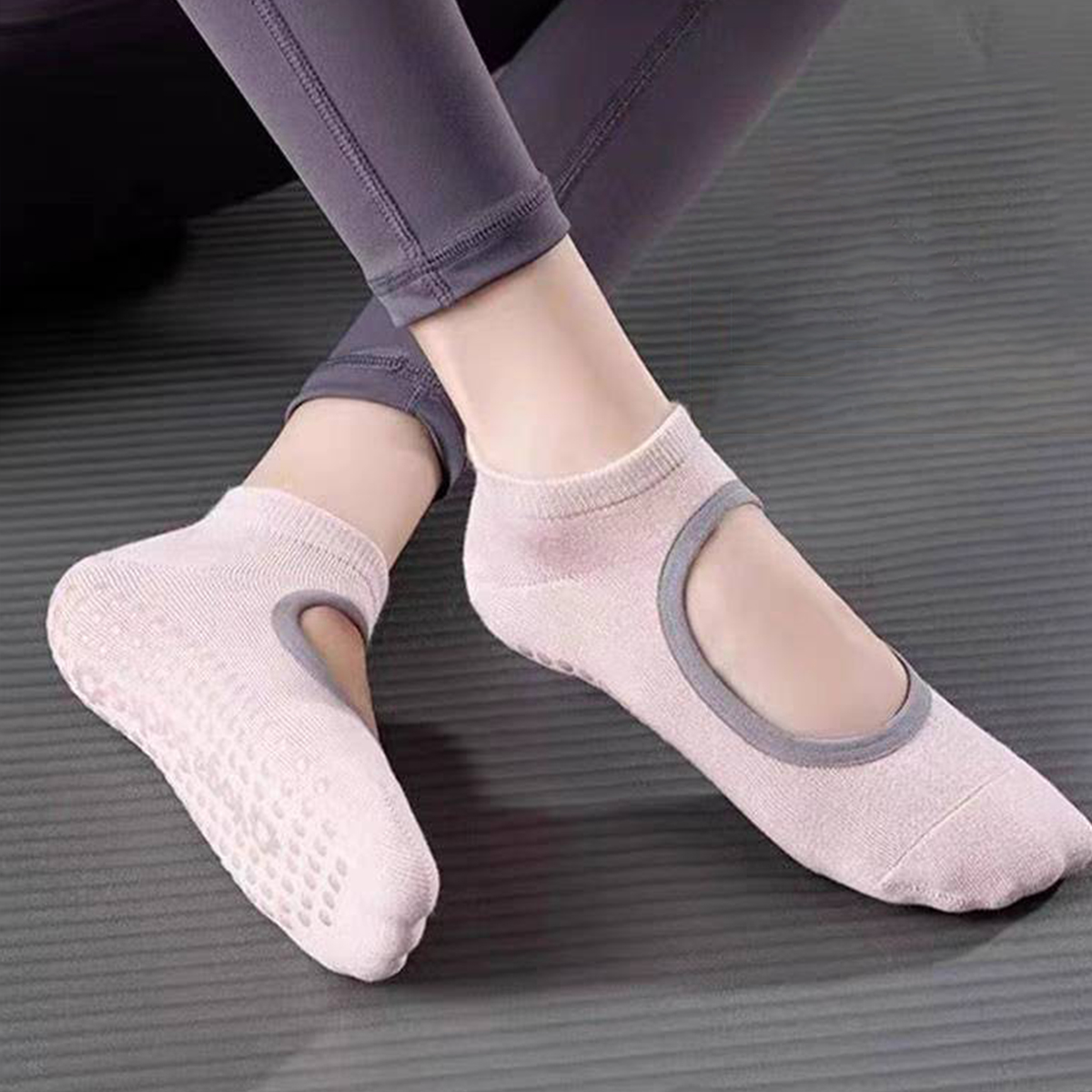 Non-Slip Yoga Socks for Women  - Grip Sock Yoga avaliação e preço
