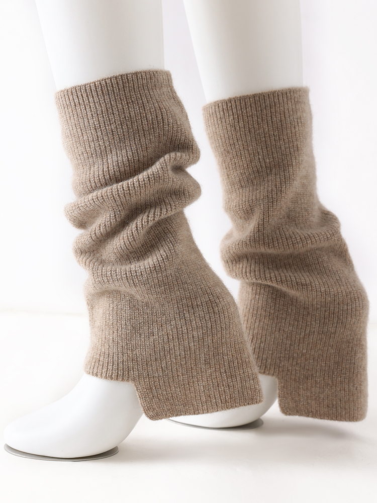 100% Pure Cashmere Leg Warmers - Boot Sock Slouchy avaliação e preço