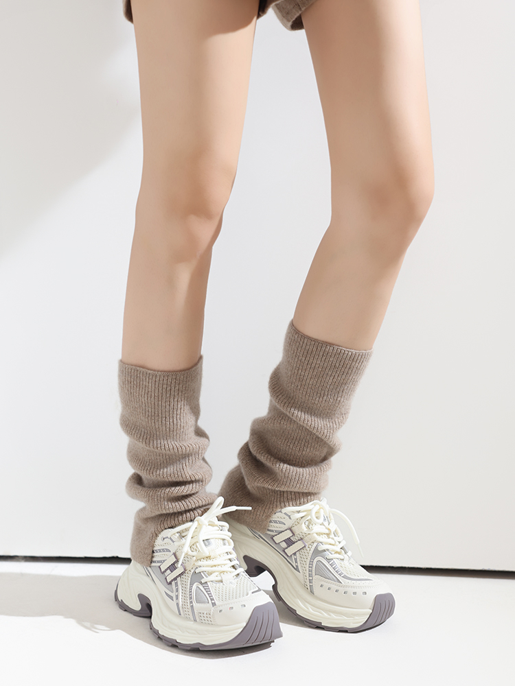 100% Pure Cashmere Leg Warmers - Boot Sock Slouchy avaliação e preço