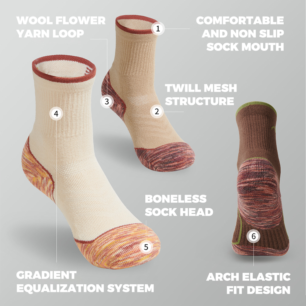 Naturehike Socks Sports Hygros - Wool Hiking Sock avaliação e preço