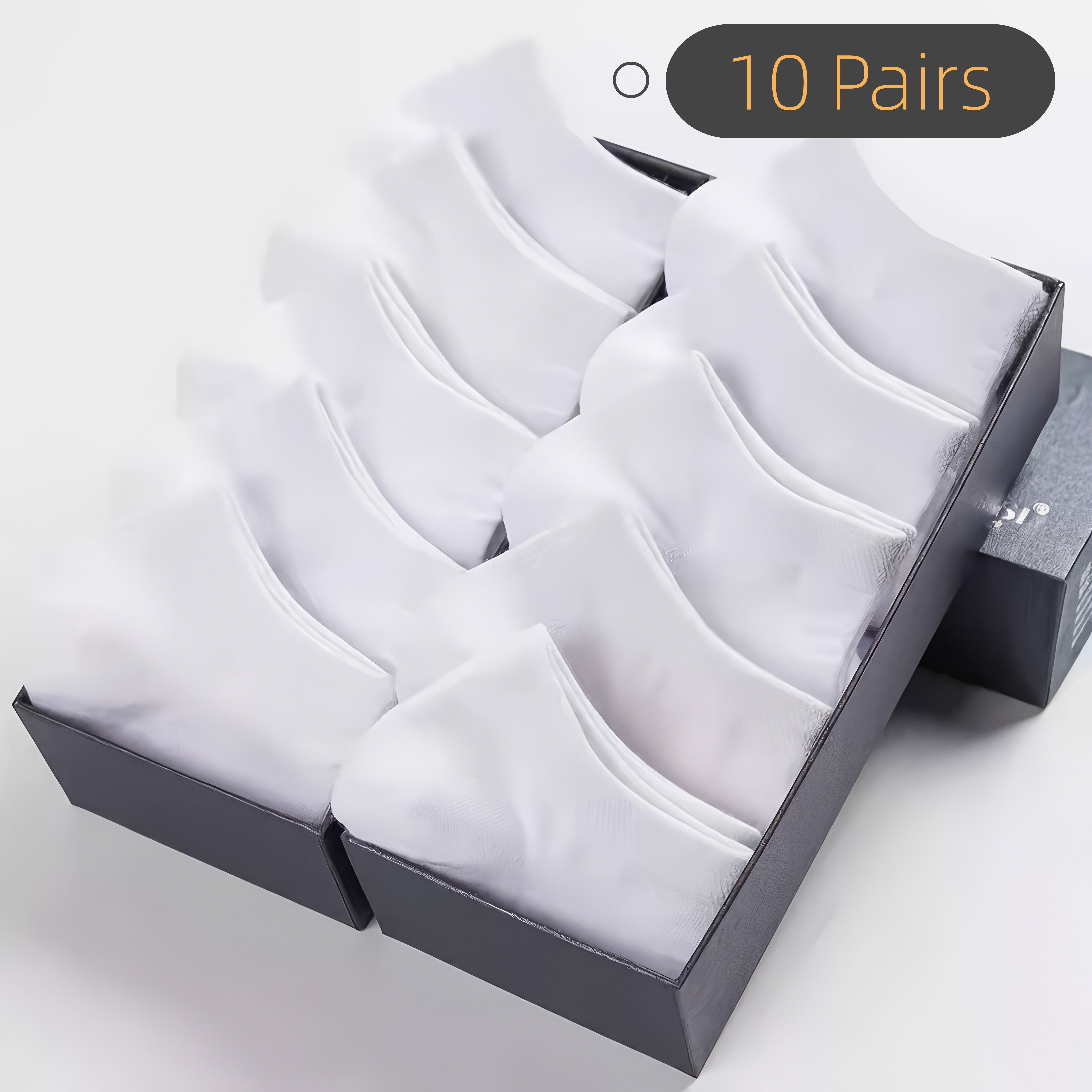 10-Pairs Comfortable Crew Sock - Cotton Crew Sock Pack avaliação e preço