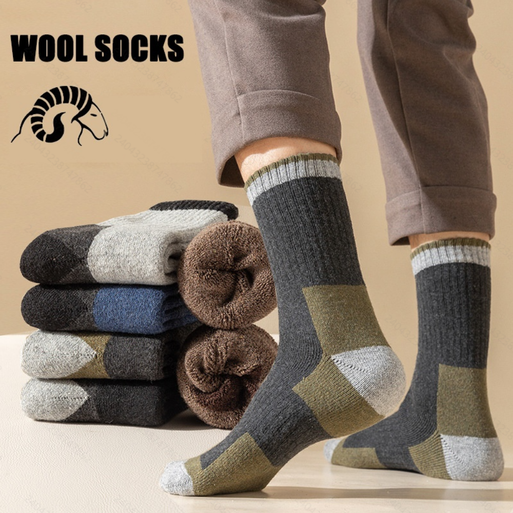 Winter Merino Wool Socks Thick - Wool Hiking Sock avaliação e preço