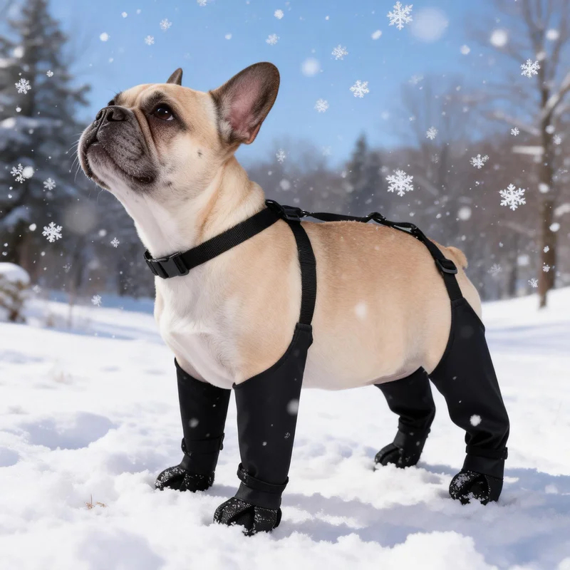 Waterproof Dog Boots Anti-Slip - Wool Hiking Sock avaliação e preço