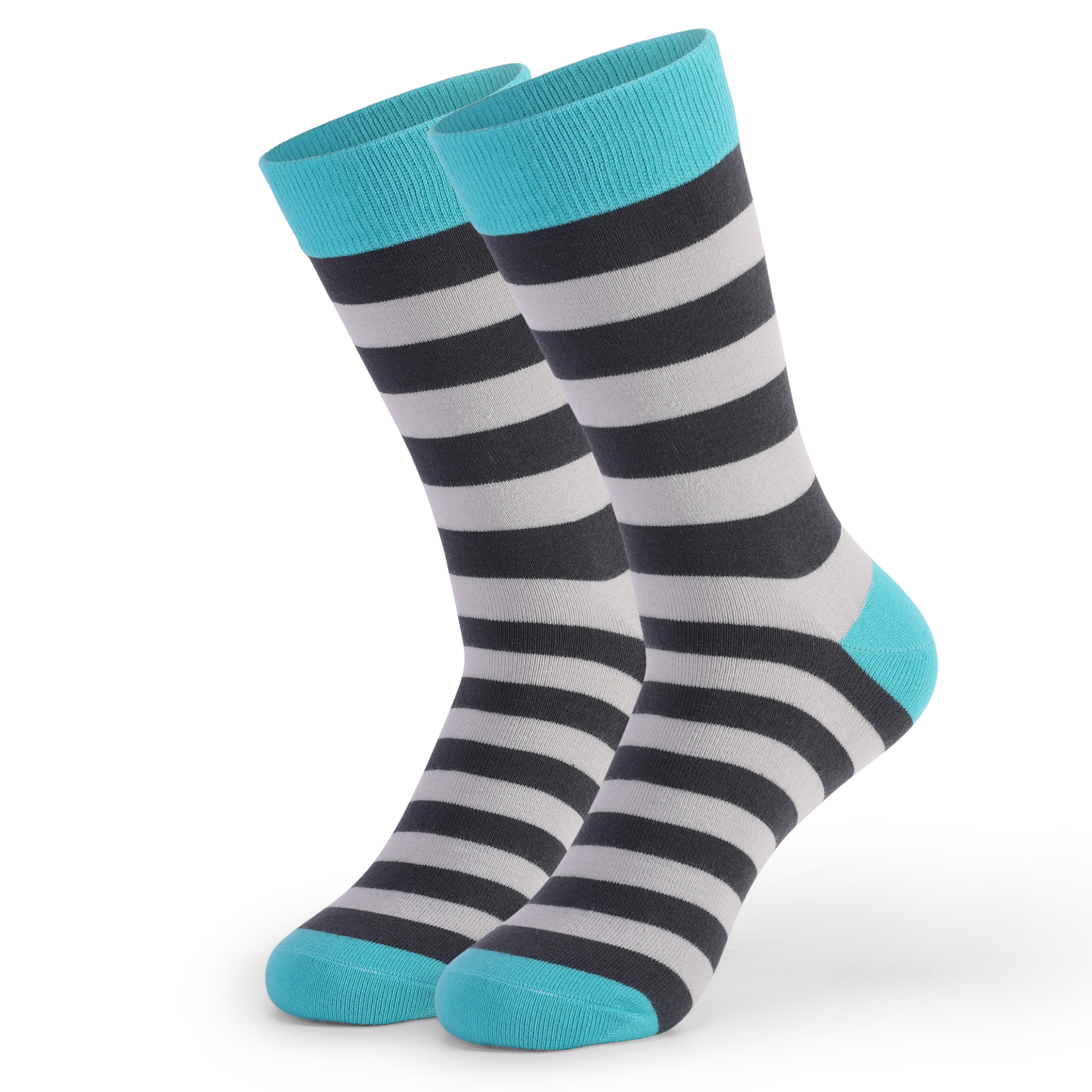 5Pairs Mens Fun Dress Socks, P - Cotton Crew Sock Pack avaliação e preço