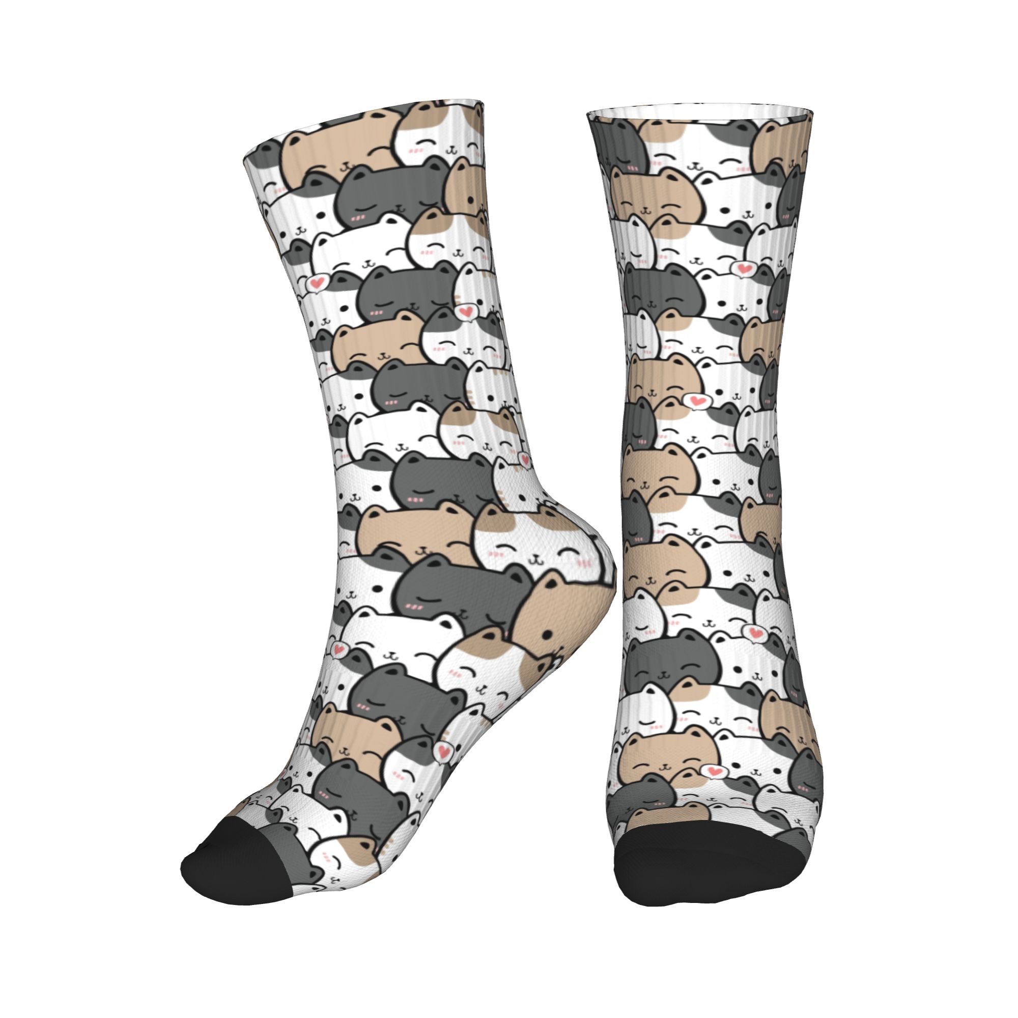 Funny Mens Cute Kitten Cat Doo - Dress Sock Men avaliação e preço