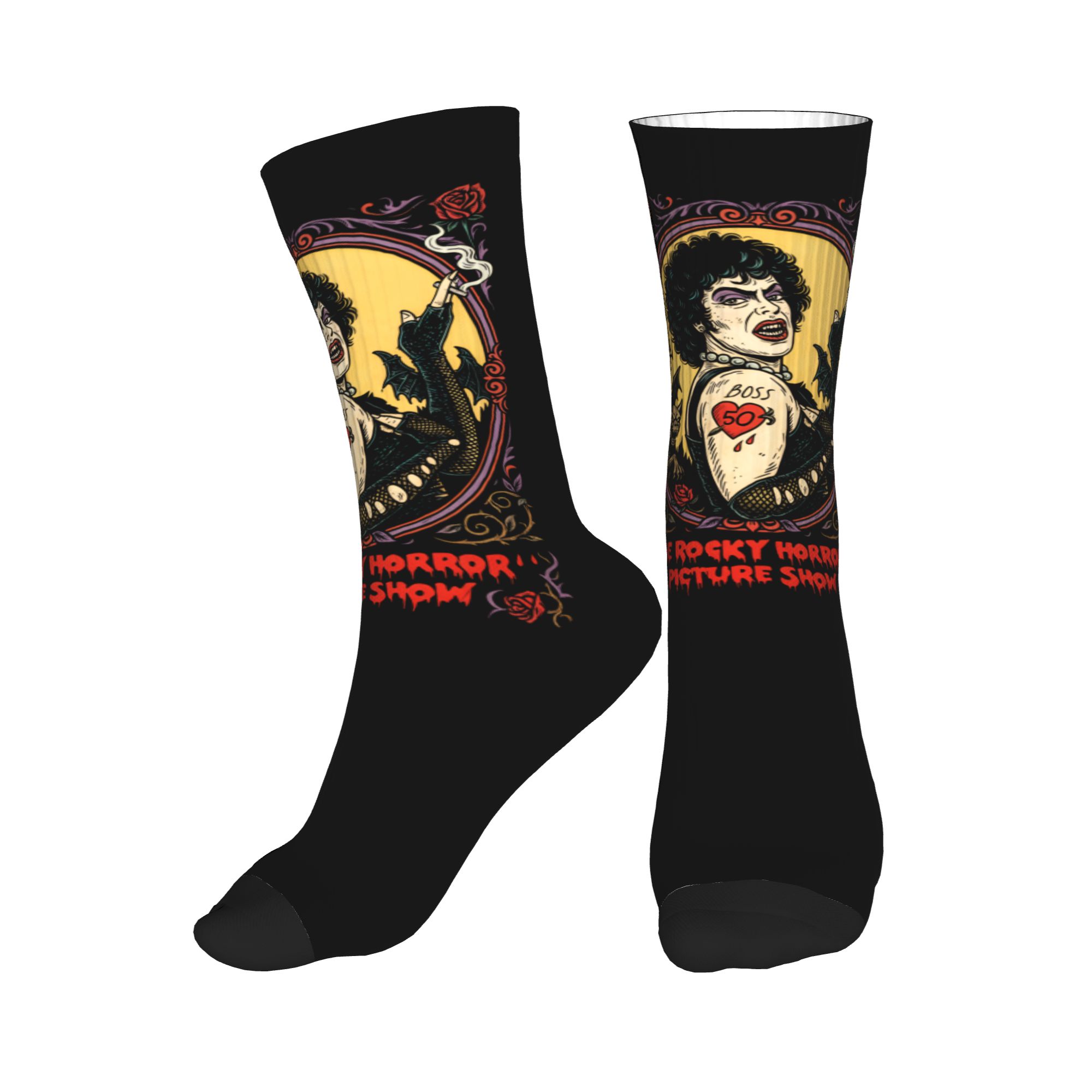Fun Printed The Rockys Horror  - No Show Sock Women avaliação e preço