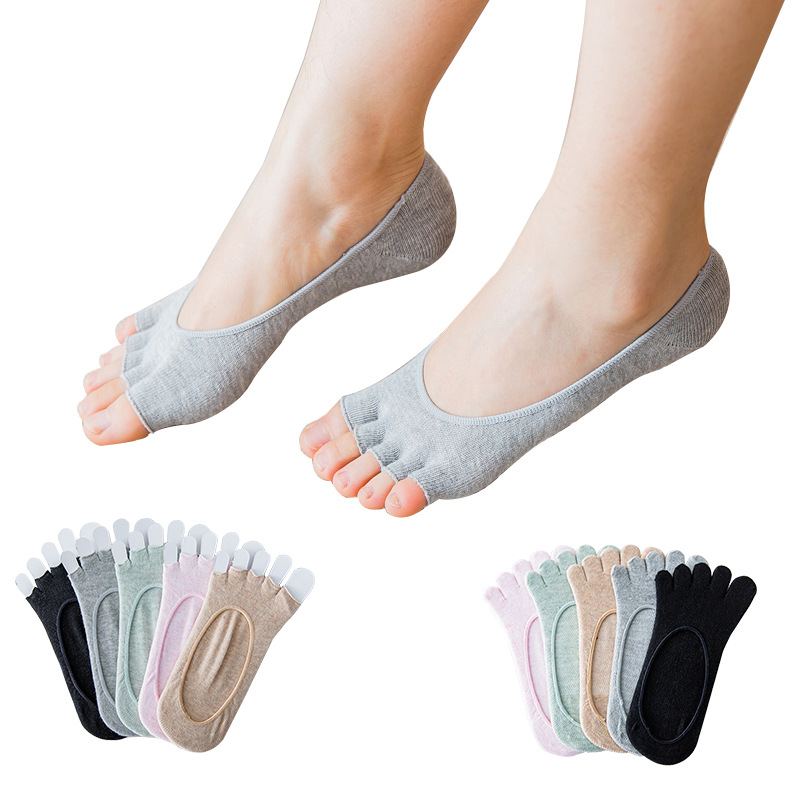 Ladies Open Toe Invisible Five - Invisibility Sock Loafer avaliação e preço