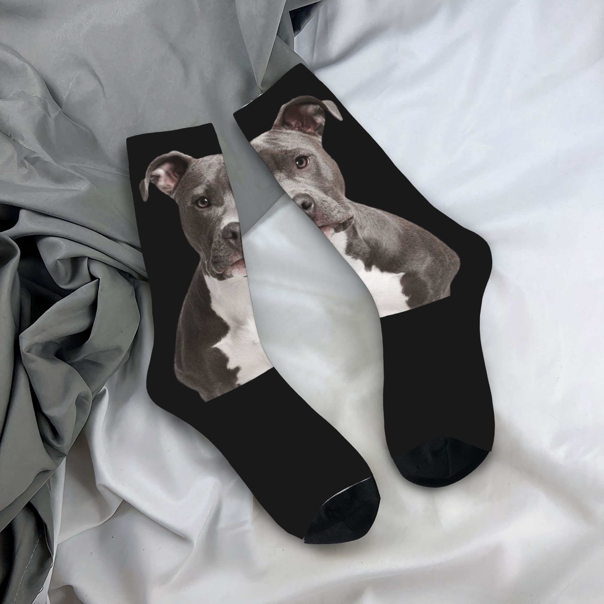 Custom Cool Mens American Pit  - Dress Sock Men avaliação e preço