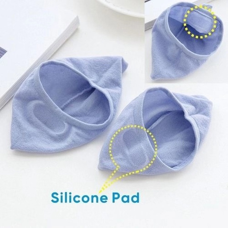 5 Pairs 10PCS Women Socks Nons - Invisibility Sock Loafer avaliação e preço