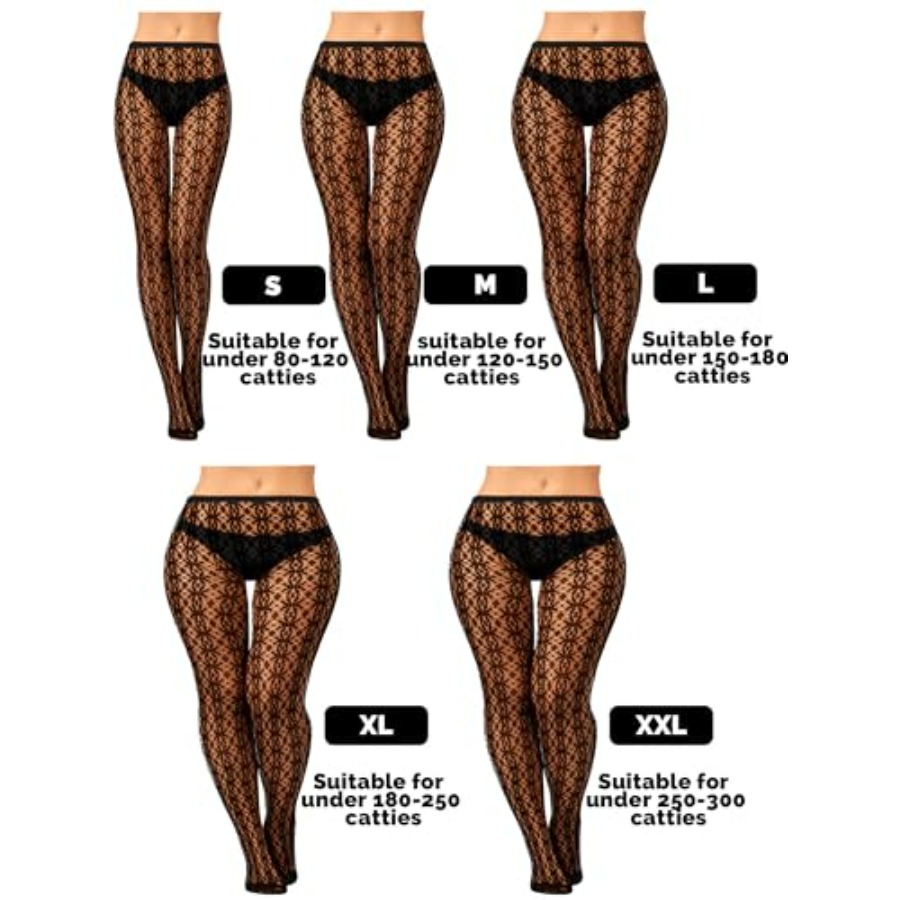 Bencailor 3 Pairs Women Rhines - Fishnet Stocking Women avaliação e preço