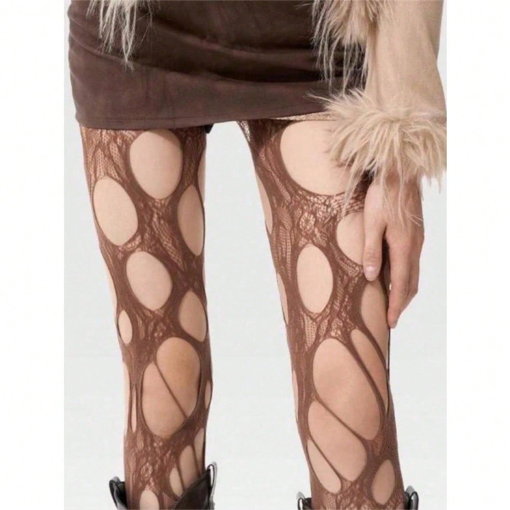 Women's Solid Color Cut Out Sh - Tights Pantyhose Sheer avaliação e preço