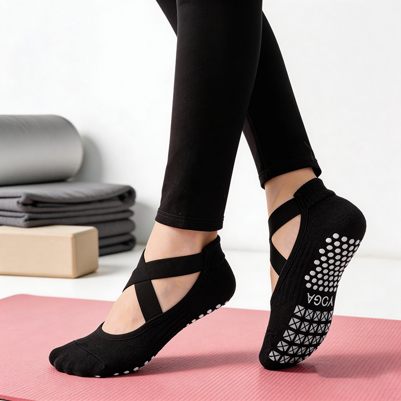 Women Non-Slip Yoga Socks Sili - No Show Sock Women avaliação e preço