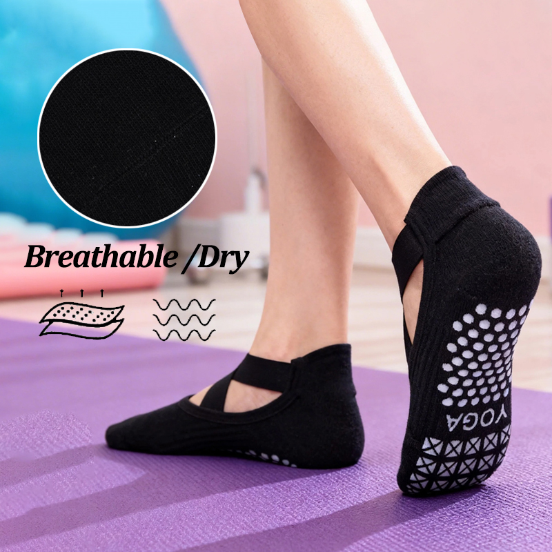Women Non-Slip Yoga Socks Sili - No Show Sock Women avaliação e preço
