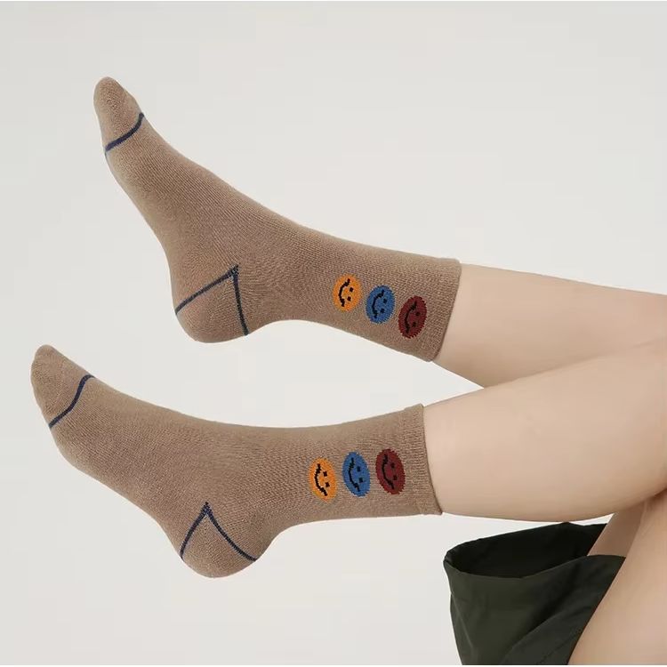 3-12T  Boys Socks Spring Fashi - Cotton Crew Sock Pack avaliação e preço