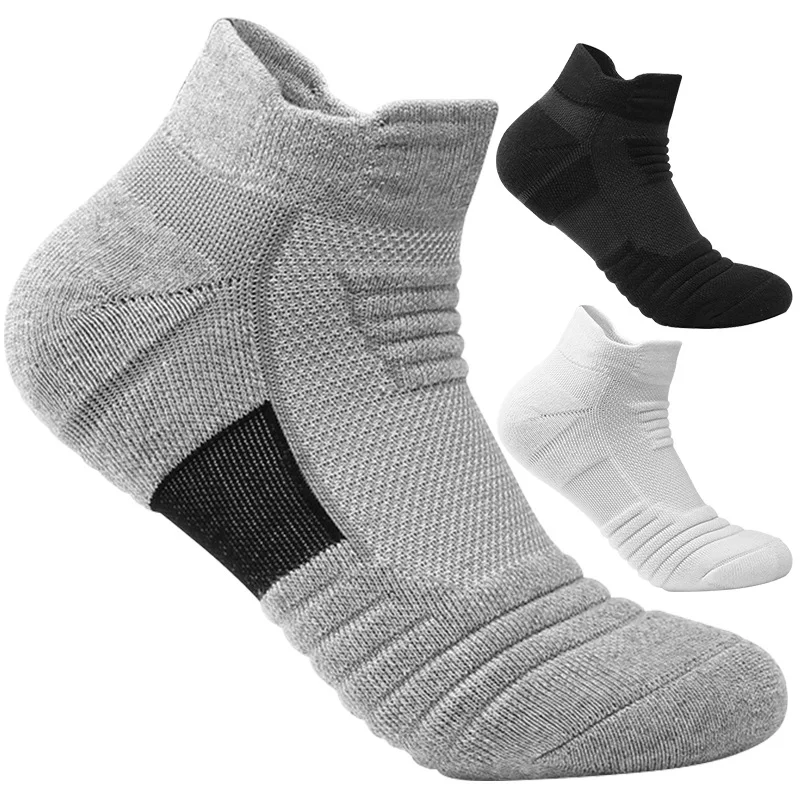 3 Pairs Breathable Mesh Athlet - Athletic Sock Cushion avaliação e preço