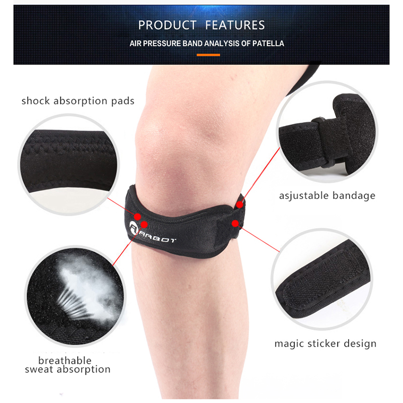 1 PC Knee Patellar Tendon Knee - Compression Sleeve Calf avaliação e preço